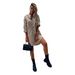 Autumn Casual Long-Sleeved V-Neck Buttoned Shirt For Women_ecoleips.com