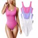 Women's Low Neck Sleeveless Vest Tights_ecoleips.com
