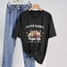 Women's Casual Round Neck Short Sleeve T-Shirt Multi-Color American Style Simple Fashionable Sports Top Solid Printed Loose Fit_ecoleips.com
