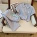 Women's Clothing Women's Fashionable Age Reducing Summer Sports Suit Short Sleeved Casual Two Piece Set Wide Leg Trousers Small Sized_ecoleips.com
