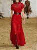 2026 European And American Cross-border Independent Site Bohemian Elegant Sexy Mesh Sheer Dress_ecoleips.com