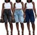 Women's Ripped Denim Jeans Spring Summer Straw Washed Work Pocket Straight Leg Ankle Jeans Independent Station International Style_ecoleips.com