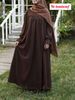 2026 Spring/Autumn New Elegant Robe-Style Middle Eastern Muslim Festival Party Dress_ecoleips.com