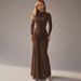 Women's Fashion 2025 Early Autumn Slim-Fit Strap-Waist Bodycon Long Solid Color Long-Sleeve Dress Wholesale_ecoleips.com