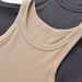 YUKES All-match Asymmetric Slim Tank Thread I-shaped Vest Women's Inner Base American-style Outer Wear_ecoleips.com
