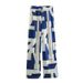 2025 Spring New Style Floral Print Turn-Down Collar Sleeve Satin Texture Shirt Casual Long Pants Set For Women_ecoleips.com