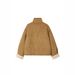 Women's Clothing Reversible Polyester Jacket – Beige Dual-Sided Coat (Streetwear Chic For Spring/Fall)_ecoleips.com