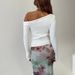 Sexy Slim Off-Shoulder Turn-Down Collar Long Sleeve Ribbed Knit Sweater For Women Fashion Trends Spring And Autumn_ecoleips.com