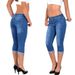 In-stock 2025 Cross-border Supply Summer Women's Slim-fit Stretch Skinny Jeans_ecoleips.com