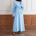 In-stock Fashion 2026 Spring Elegant Ladies' Dress With Lace Sleeves, Pullover Style, Large Hemline Long Gown, Direct_ecoleips.com
