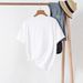 Women's Casual Short Sleeve T-Shirt - Soft Cotton Blend Relaxed Fit Tee With Minimalist Design For Everyday Comfort And Style_ecoleips.com