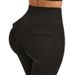 Women's Clothing Yoga Overalls Pocket Pants Peach Hip Tight Overalls Hip Lift High Elastic Yoga Sports Flared Pants_ecoleips.com