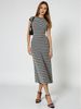 Russian Sleeveless Striped Knitted Dress 2026 Summer Wholesale African Women's Clothing_ecoleips.com