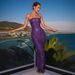 European And American Women's Fashion New Summer Strapless Sequin Sexy Slim Evening Backless Long Dress For Women_ecoleips.com