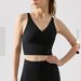 Naked V-neck Sports Vest Underwear Women's Cross Beauty Back Bra Fitness Outdoor Running Yoga Clothing_ecoleips.com