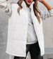 Women’s Quilted Zip-Up Vest – Lightweight Puffer Sleeveless Jacket For Fall & Winter (Black/Beige/Khaki/White, S-XXL)_ecoleips.com