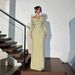 Women's Elegant Sexy Bodycon Dress off Shoulder Halter Neck Tie Long Sleeve Spring Summer Ball Gown_ecoleips.com