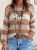 Bohemian Vacation Style Mesh Hollow Out Knit Smock, Loose Retro Aesthetic, Easy To Match Various Styles, Perfect For Beach Holiday & Daily Street Wear_ecoleips.com