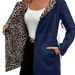 Women's Reversible Trench Coat Mid-Length Leopard Print Lining Hooded Thin Outerwear Casual Fashionable For Spring Autumn_ecoleips.com