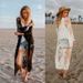 Women's Clothing Thin Loose Lace Shirt Temperament Beach Bikini Shirt Hollow Hook Flower Sun Protection Shirt_ecoleips.com