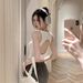Spicy Girl Hollow Out Backless Tank Women Summer Sleeveless Tight Black Base Shirt Inner Short Top Outer Wear_ecoleips.com