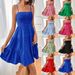 Women's Clothing Camisole Mini Dress Sleeveless Flowy A Line Short Dress_ecoleips.com