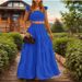 Women's Solid Color Mid-Raise Slip Dress With Flowy Skirt – Elegant & Sexy Two-Piece Set_ecoleips.com