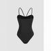 Summer Export Style European American Girl Patchwork Shapely Bodysuit Sexy Slim Fit Backless Solid Color Women's Jumpsuit Romper_ecoleips.com