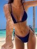 K New Lace Up Swimsuit Premium Bikini Swimsuit Set For Women_ecoleips.com