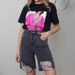 Women's Clothing Dress Denim Shorts Ripped Jeans_ecoleips.com