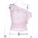 Off-Shoulder Lace Top Women Sexy Fashionable See through Hot Girl European American Style Cross Border Wholesale_ecoleips.com