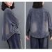 K Cowboy Jacket Long Sleeved Dark Retro Loose Short Casual Patchwork Women's Clothing_ecoleips.com