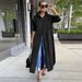 Trendy Oversized Shirt Dress – Women’s Longline Coat For Autumn/Winter, Minimalist & Versatile_ecoleips.com