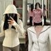 Women's Brushed Hooded Sports Jacket Yogawear SWIFTSPEED Fitness Hoodie for Running And Fitness_ecoleips.com