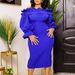 Women's Clothing Autumn One Line Collar Off Shoulder Long Sleeved Temperament Slim Large Size Foreign Trade Dress_ecoleips.com