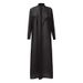 Verve Robe Muslim Clothing Long Fashion Elegant Cardigan Pleated Dress_ecoleips.com