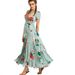 Bohemian Maxi Dress – Flowy V-Neck Printed Long Dress (S-5xl, Cotton Blend, Summer Vacation Essential)_ecoleips.com