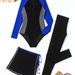 Women's Clothing Swimwear Set Long Sleeve Long Pants Bikini Dress Tie Waist Design Nylon Fabric With Chest Pad No Steel Support_ecoleips.com