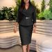 D542 Fashion Big Collar Waist OL Thongler Elegant Bunch Pencil Skirt Dress_ecoleips.com