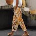 Women's Clothing Large Size Women's 3d Digital Printing Simple Curled Casual Pants Printable_ecoleips.com