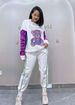 Women's Clothing Large Size Suits Long Sleeved And Long Pants Two Piece Suits_ecoleips.com