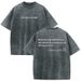 Summer Washed Short-Sleeve Top Quality You Are Enough Oversized Inspirational Letter Print Fashion Retro Pure Cotton T-Shirt For Men_ecoleips.com