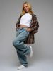 Classic Washed Denim Jeans For Women – High-Quality Cotton Mid-Rise Relaxed Fit Pants – Vintage Blue Casual Trousers_ecoleips.com
