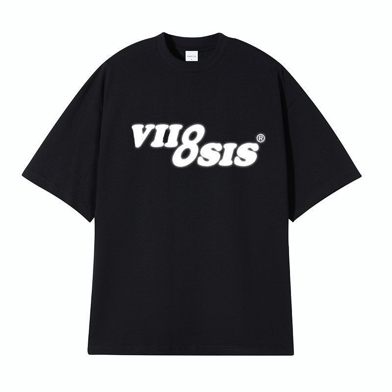 women's High-quality Round-neck Pullover Short-sleeved T-shirt_ecoleips.com