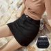 Women's High-Waisted Denim Mini Skirt White Bodycon Chic Korean Style A-Line Versatile Culottes Skirt for Female Students_ecoleips.com