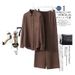 Women's Relaxed Vintage Style Linen Two Piece Set Casual Loose Fitting Cotton Linen Shirt Perfect For Summer_ecoleips.com