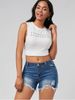 Women's Clothing Ripped Tassel Denim Shorts_ecoleips.com