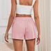 Loungewear Shorts For Women Summer Y2K Aesthetic Solid Elastic Waist Wide Leg Pajamas Boxers Casual Shorts With Pockets_ecoleips.com