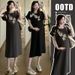 205 Summer New Korean Fashion Printed Maternity Dress_ecoleips.com