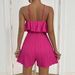 Summer Halter Neck Ruffle Jumpsuit For Women Beautiful Beach Vacation Style European Size In Stock American Design_ecoleips.com